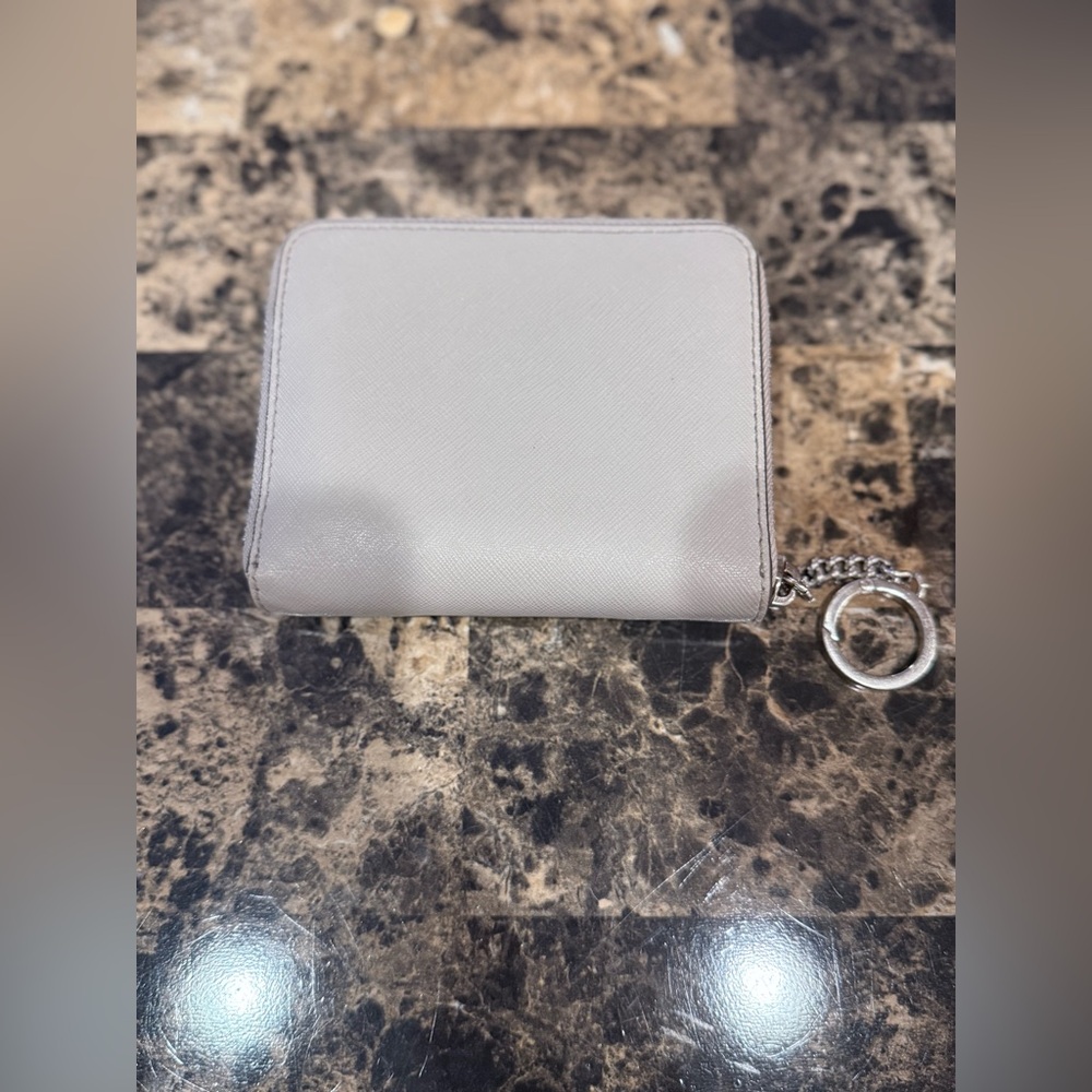 Kate Spade Staci Small Colorblock Zip Around Wallet – Parchment/Grey - Picture 4 of 16